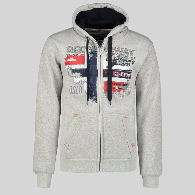 geographical-norway-getchup-kapuzenjacke-herren-grau image 1
