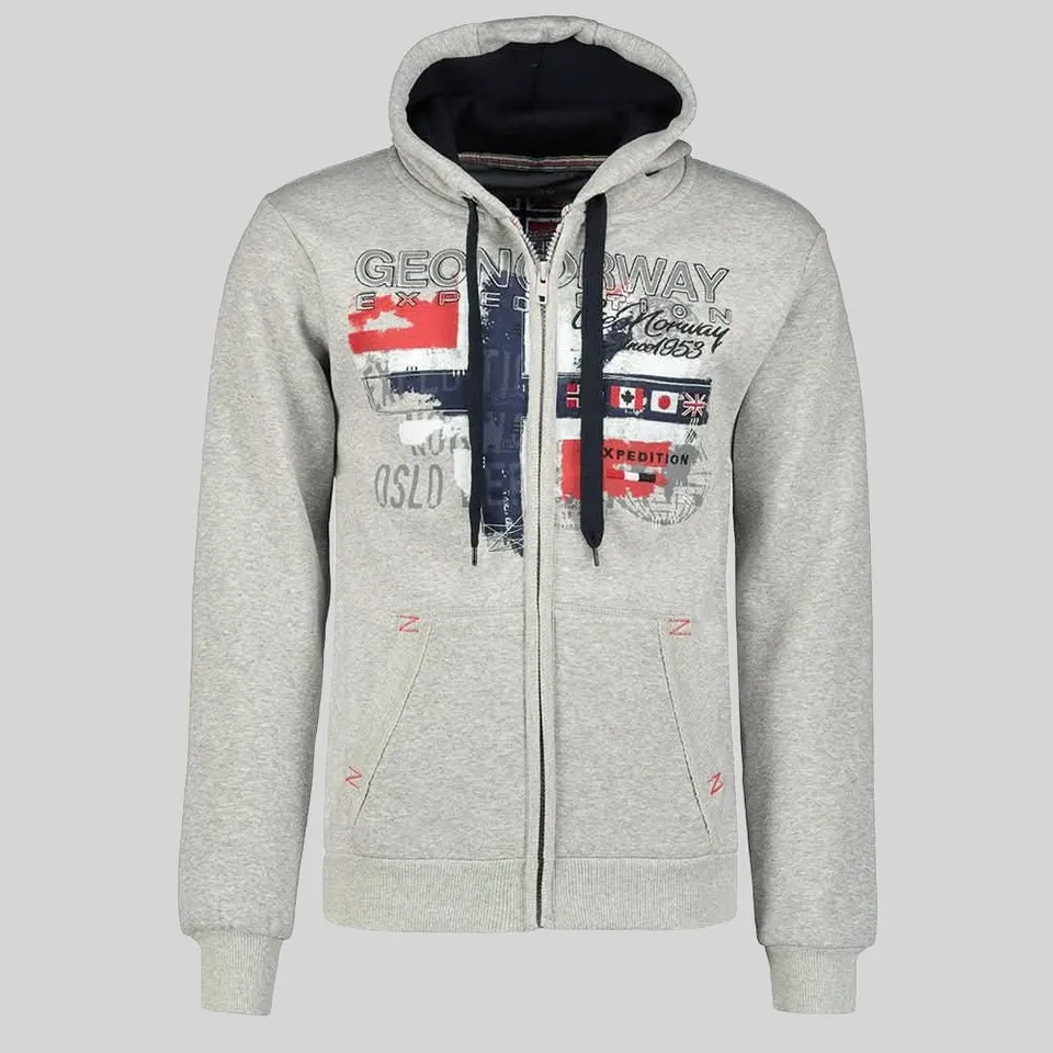 geographical-norway-getchup-kapuzenjacke-herren-grau image 1