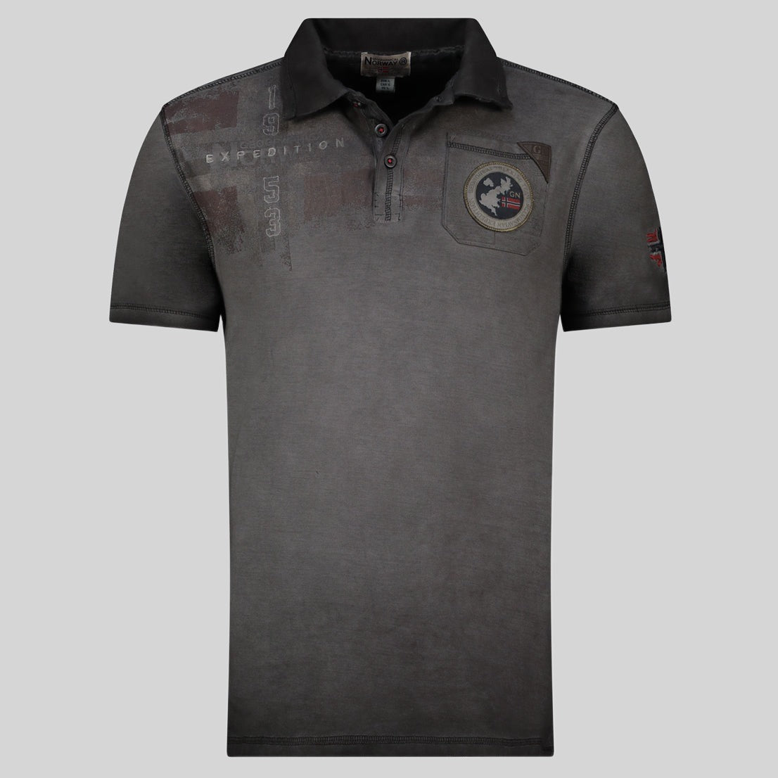 geographical-norway-kimac-herren-polo-schwarz-baumwolle image 5