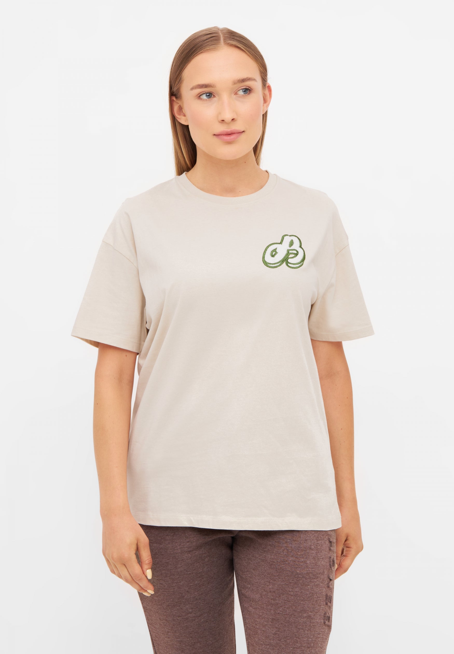 bench-gauff-damen-t-shirt-soft-khaki-baumwolle-89-print image 2