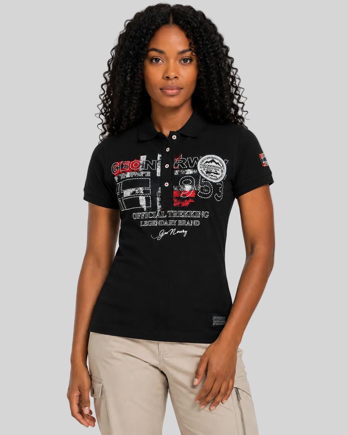 geographical-norway-kerry-damen-polo-marine-kurzarm-mit-print image 6