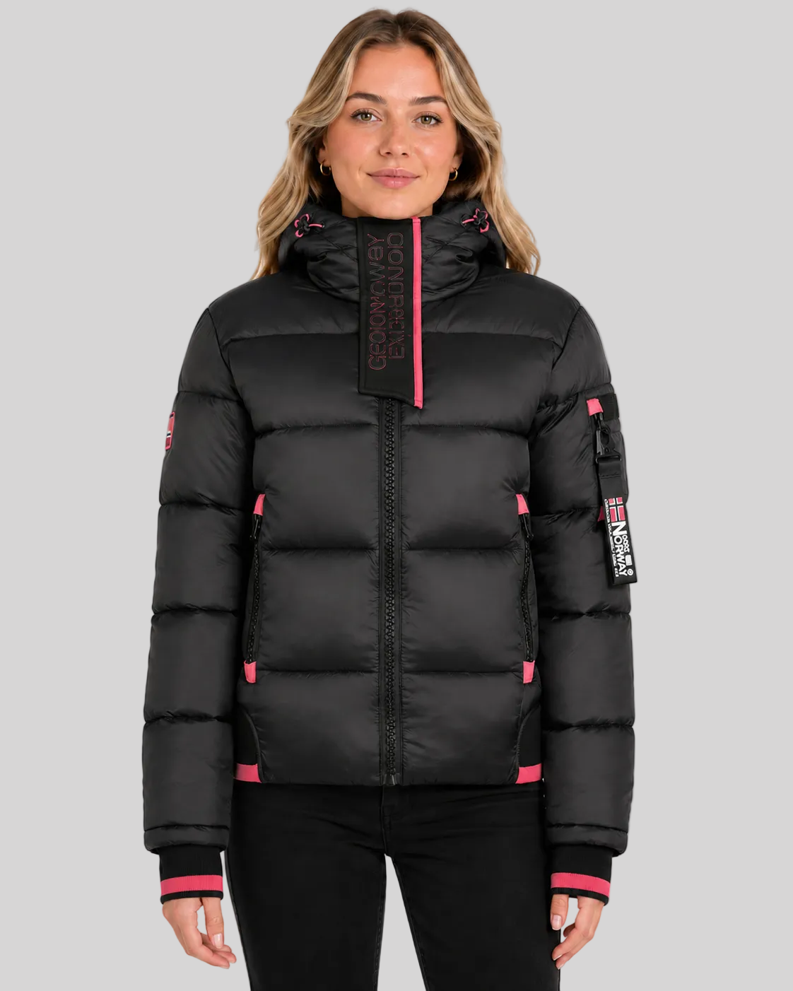 geographical-norway-calix-blouson-marine-rose-steppjacke-kapuze image 6