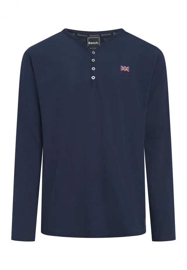 bench-uppsala-longsleeve-herren-blau-v-ausschnitt image 1