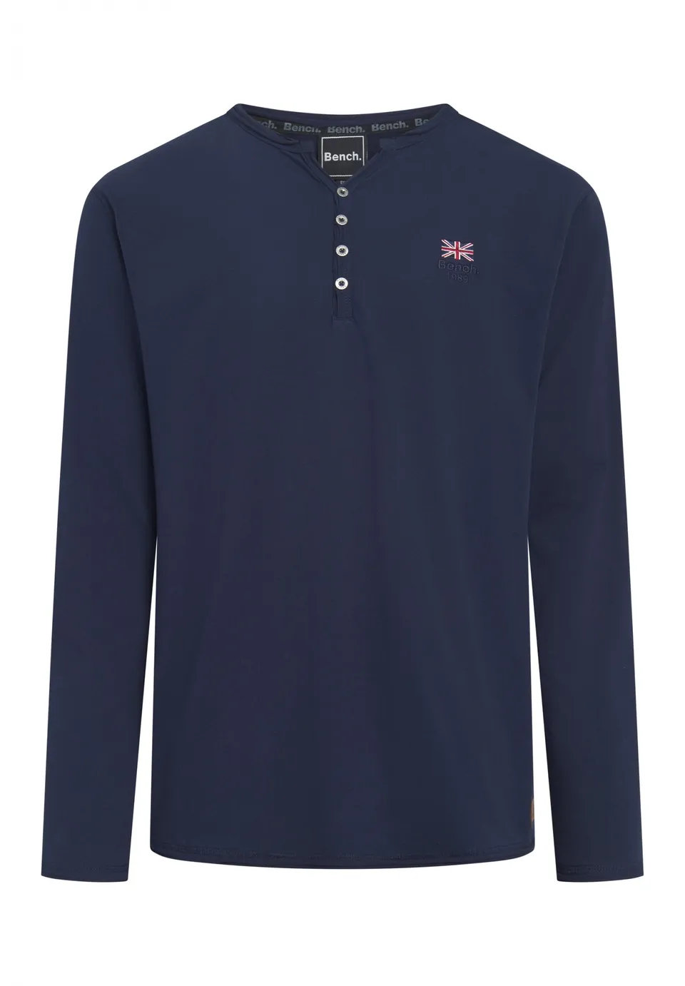 bench-uppsala-longsleeve-herren-blau-v-ausschnitt image 1