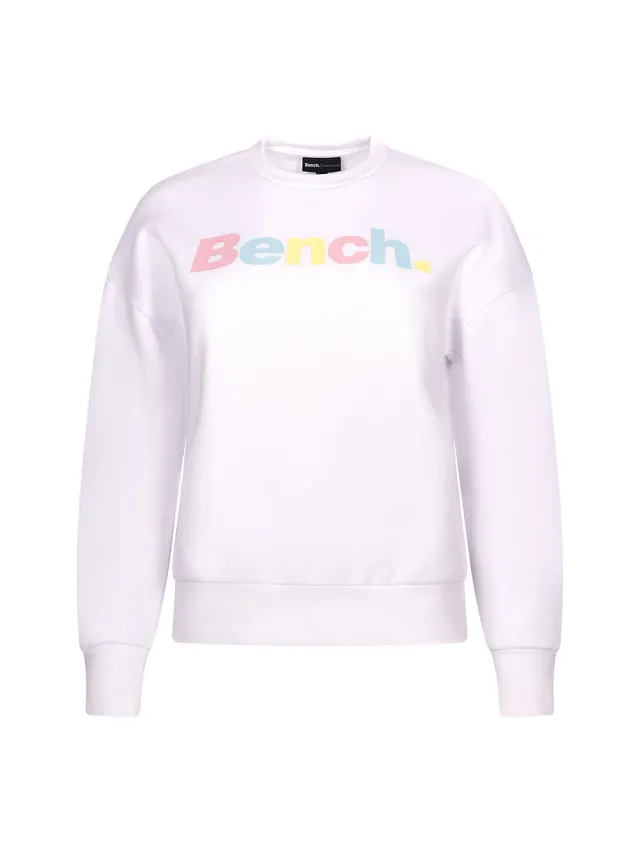 bench-kaufa-sweatshirt-damen-regular-fit-rundhals-in-wei-navy-oder-light-sage image 1