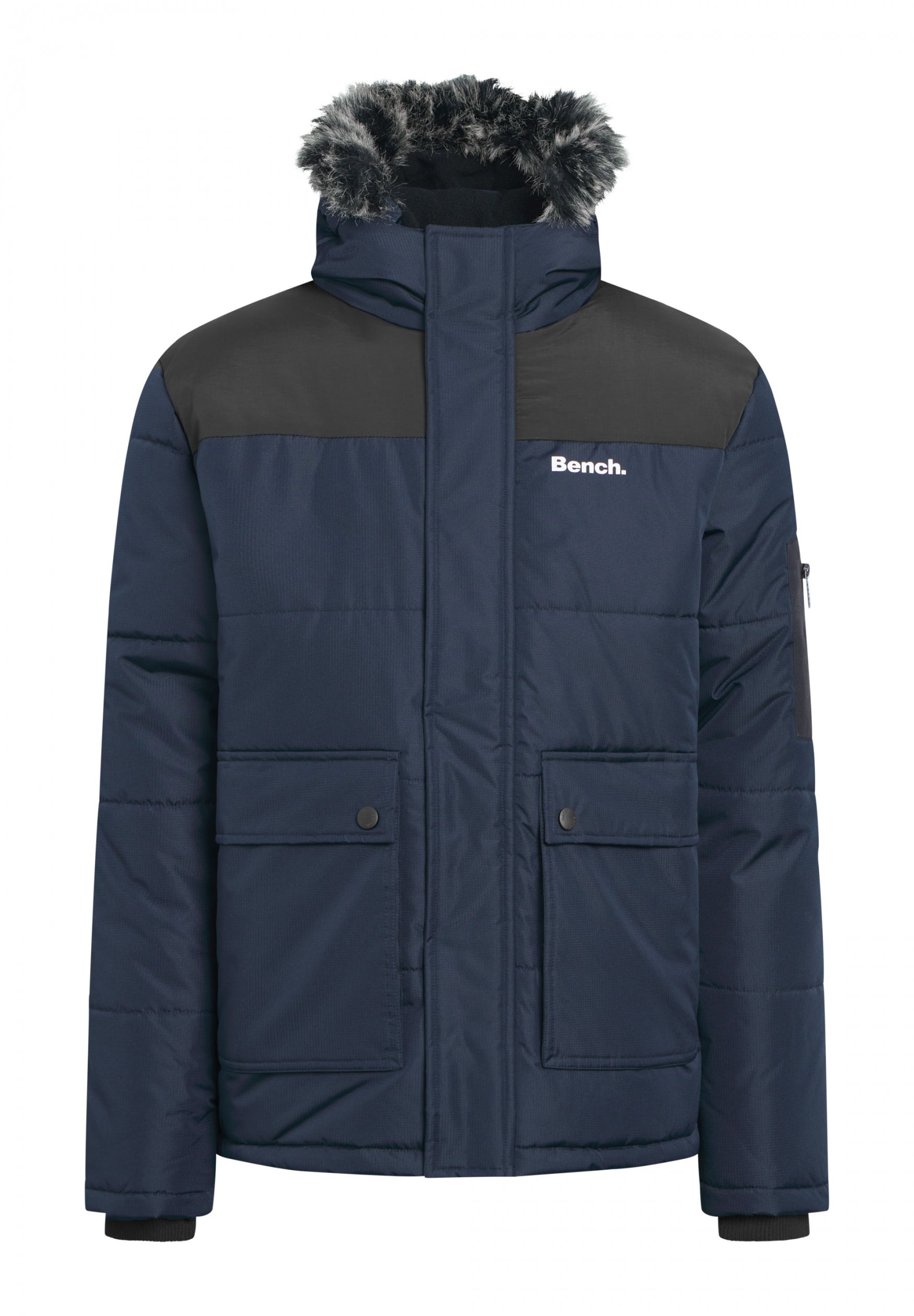 bench-tillor-herren-winterparka-black-kapuze image 5