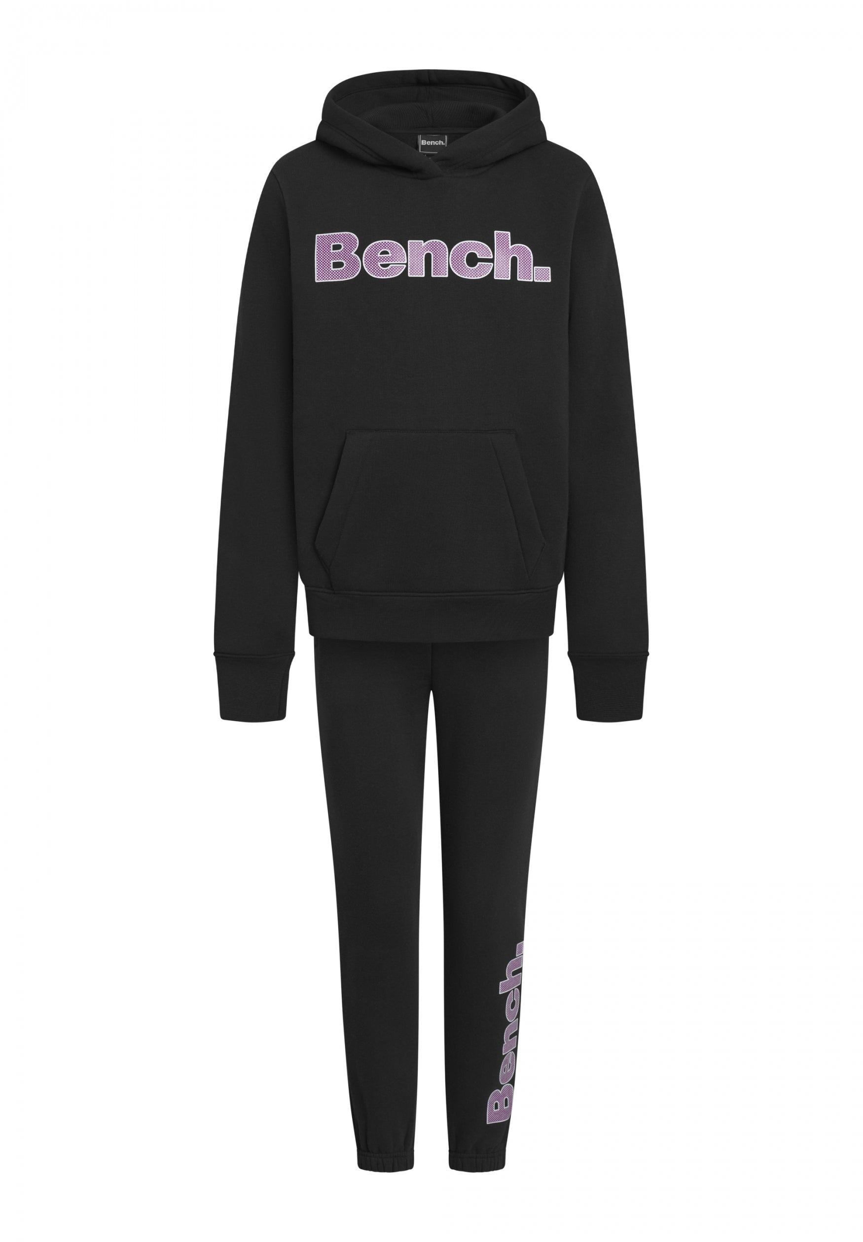 bench-justine-trainingsanzug-black-hoodie-hose-m-dchen image 1
