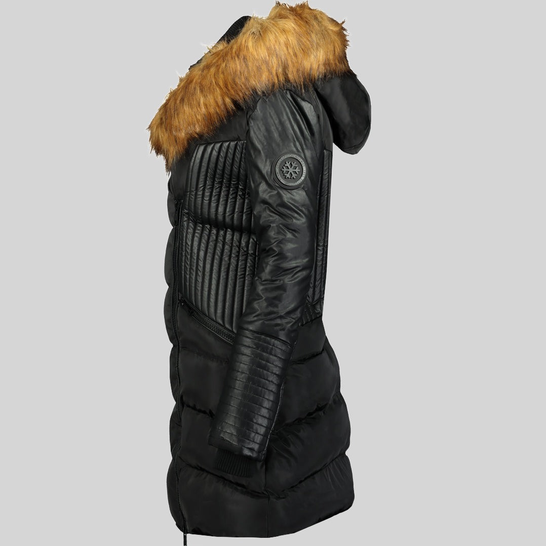 geographical-norway-ausmose-parka-damen-schwarz-mit-kapuze image 4