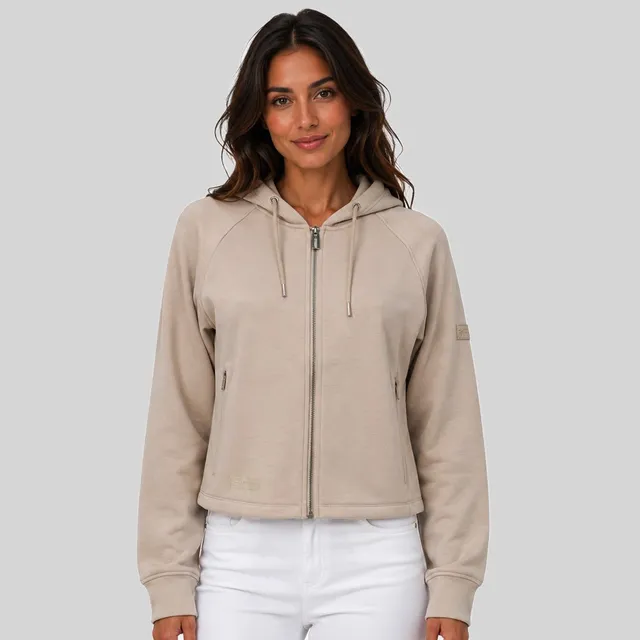 geographical-norway-fionale-hood-sweatshirt-damen-sable image 1