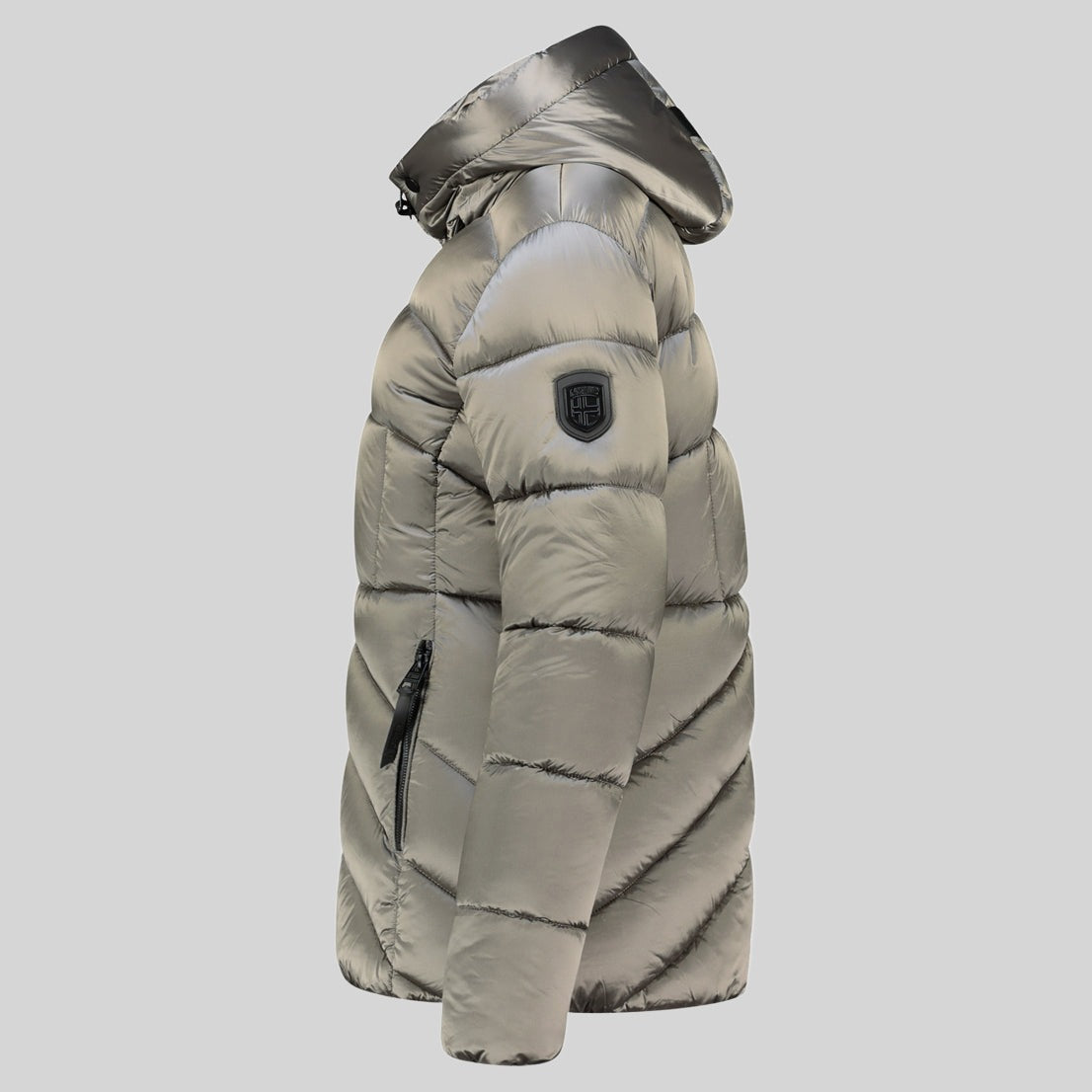 geographical-norway-blanche-short-blouson-hellgrau-winterjacke-kurz image 5