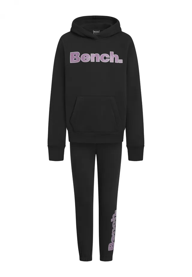 bench-justine-trainingsanzug-black-hoodie-hose-m-dchen image 1