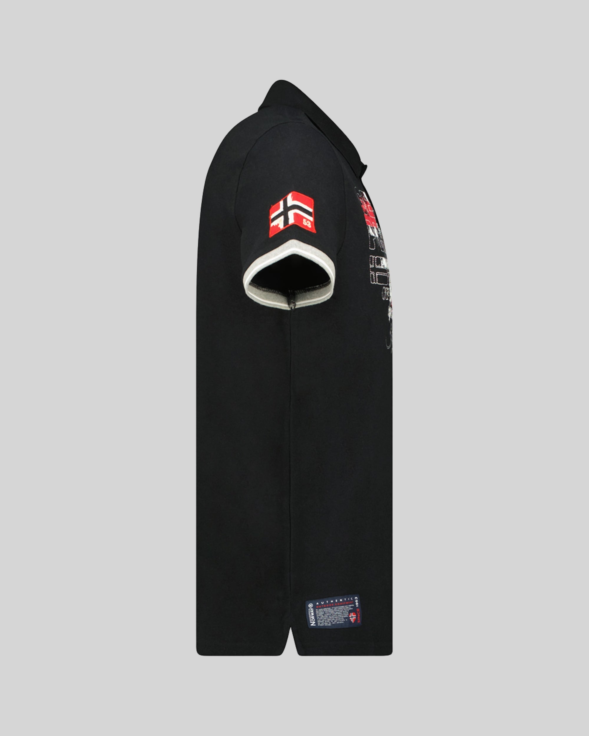 geographical-norway-kutta-herren-polo-schwarz-kurzarm image 4