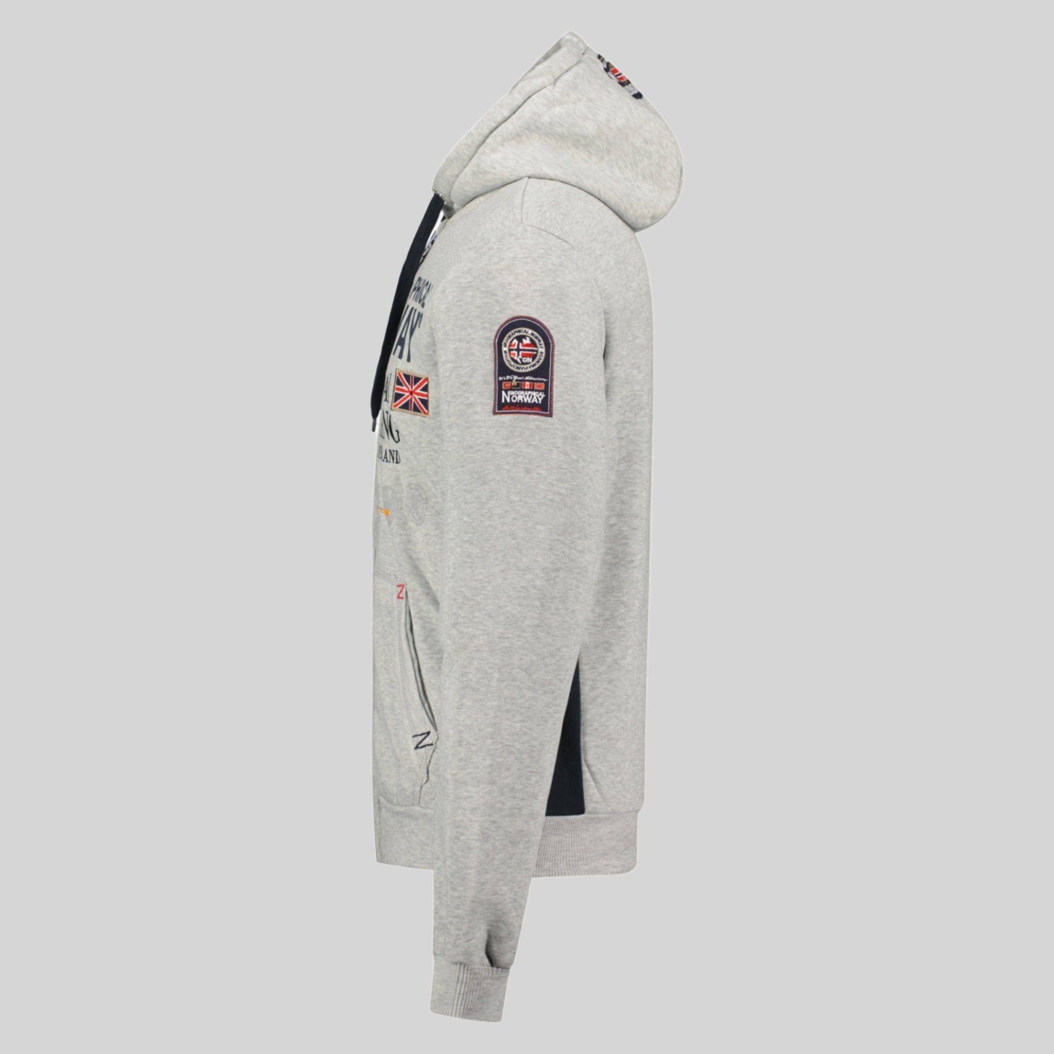 geographical-norway-gafont-herren-zip-hoodie-schwarz image 4