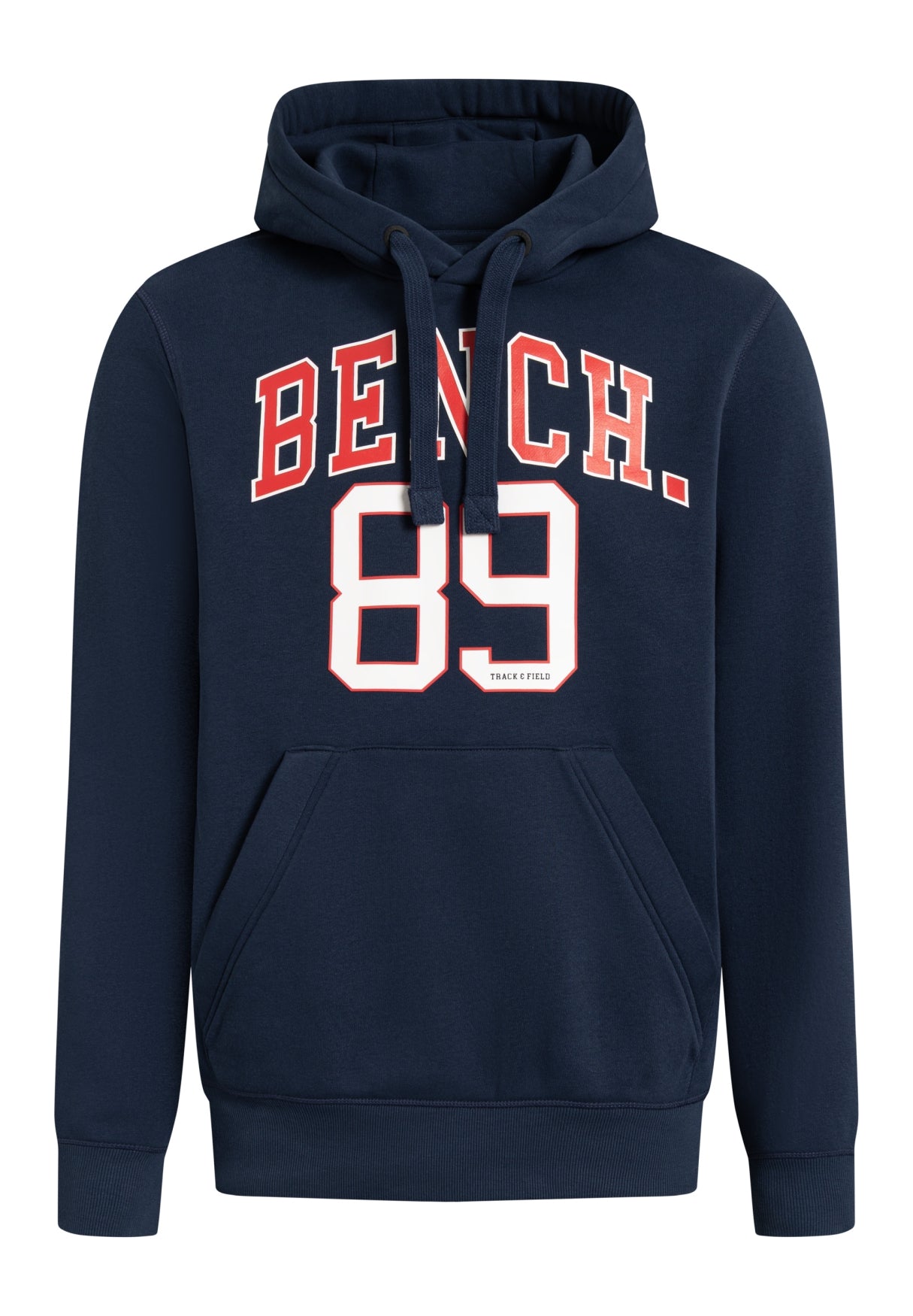 bench-hulner-hoodie-herren-navy-frontprint-baumwolle image 1