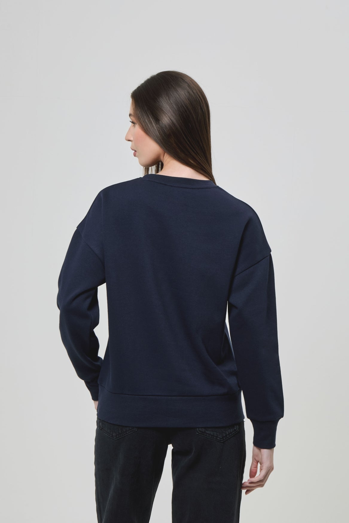 bench-ranah-sweatshirt-damen-violet-baumwolle-rundhals image 3