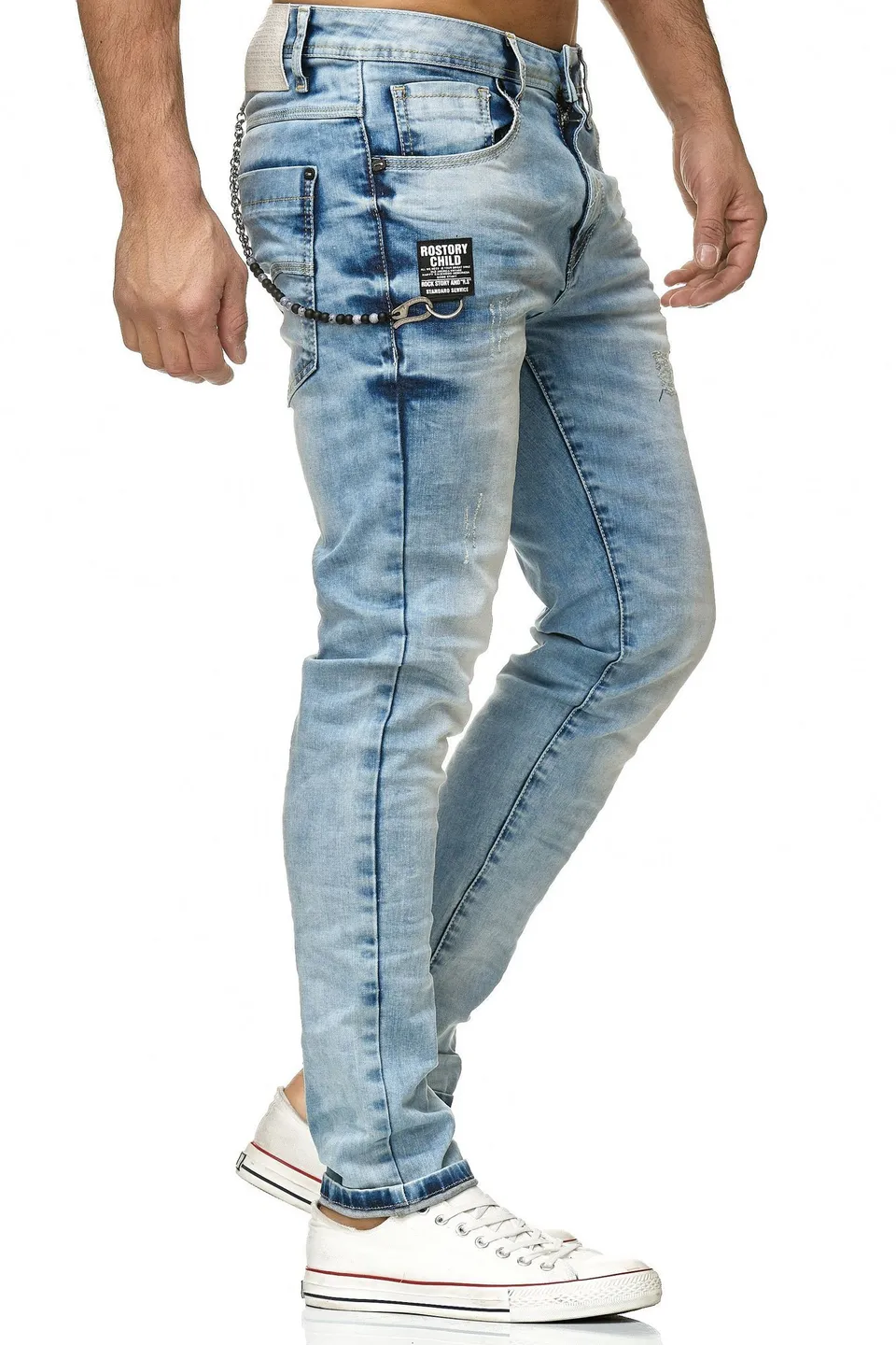 redbridge-patched-chain-jeans-hellblau-w29-l32-regular image 1