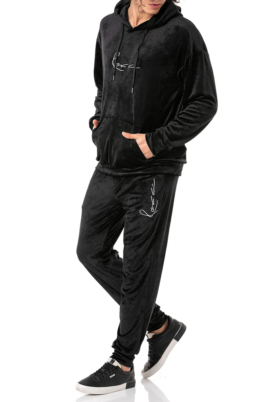 redbridge-velour-jogginganzug-herren-l-signature-set-m2216 image 1