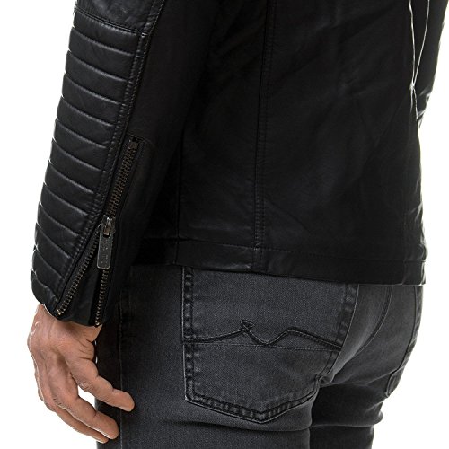 redbridge-bikerjacke-kunstleder-herren-schwarz-xl image 7
