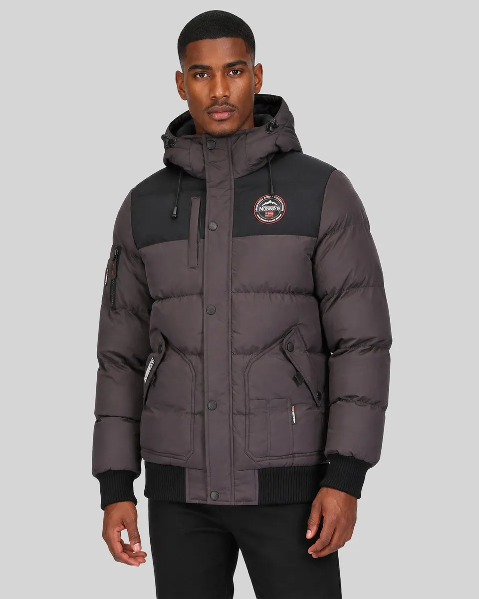 geographical-norway-volva-parka-herren-schwarz-wattiert image 1