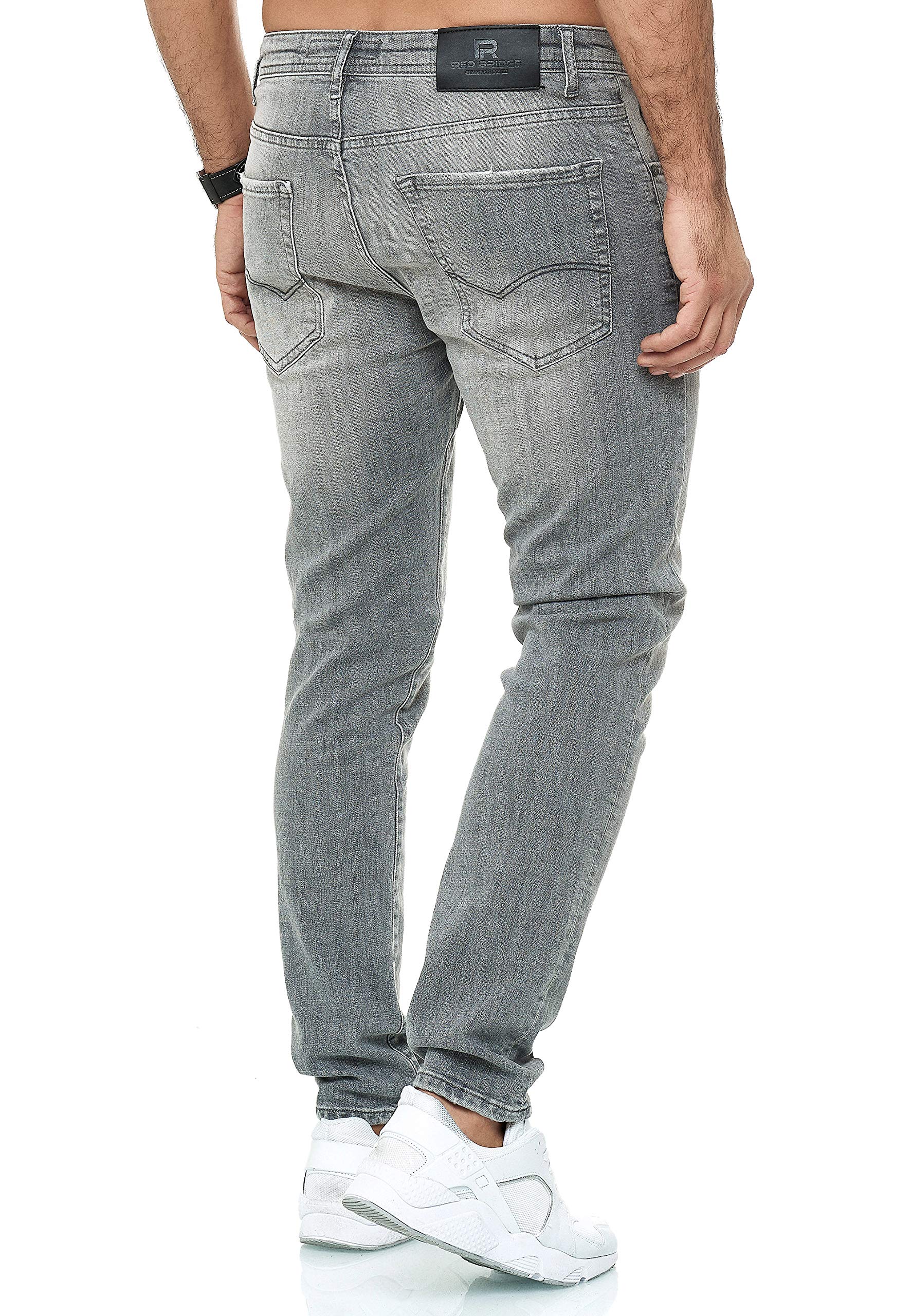 redbridge-jeans-herren-regular-slim-fit-denim-stretch-blau-m4252 image 4