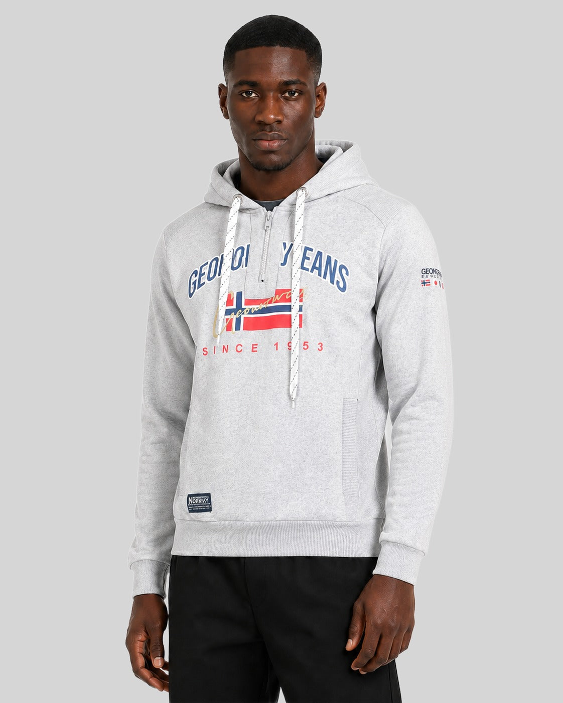 geographical-norway-ghagen-herren-sweatshirt-grau image 1