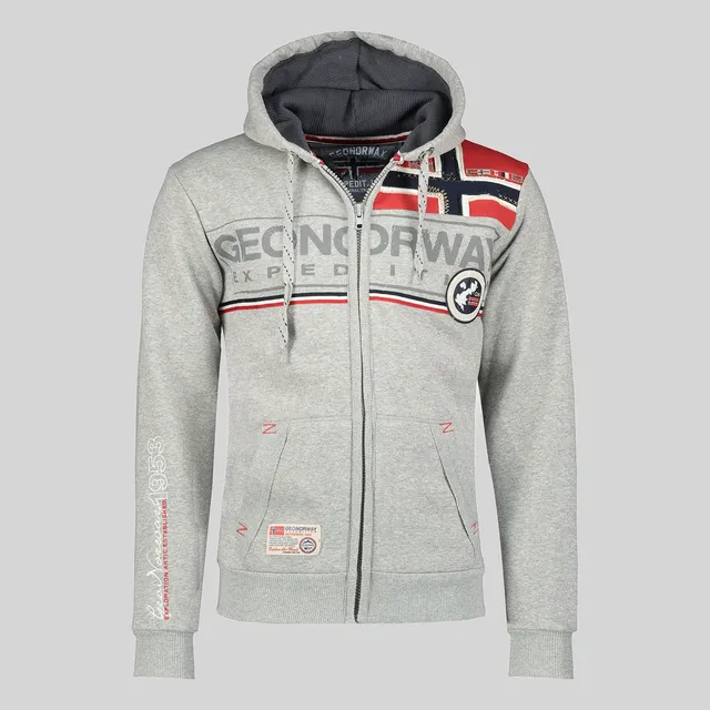 geographical-norway-flipper-herren-hoodie-schwarz-l-mit-kapuze image 1