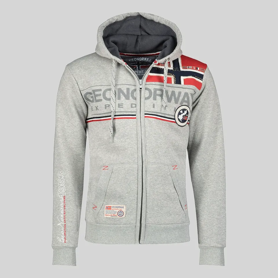 geographical-norway-flipper-herren-hoodie-schwarz-l-mit-kapuze image 1