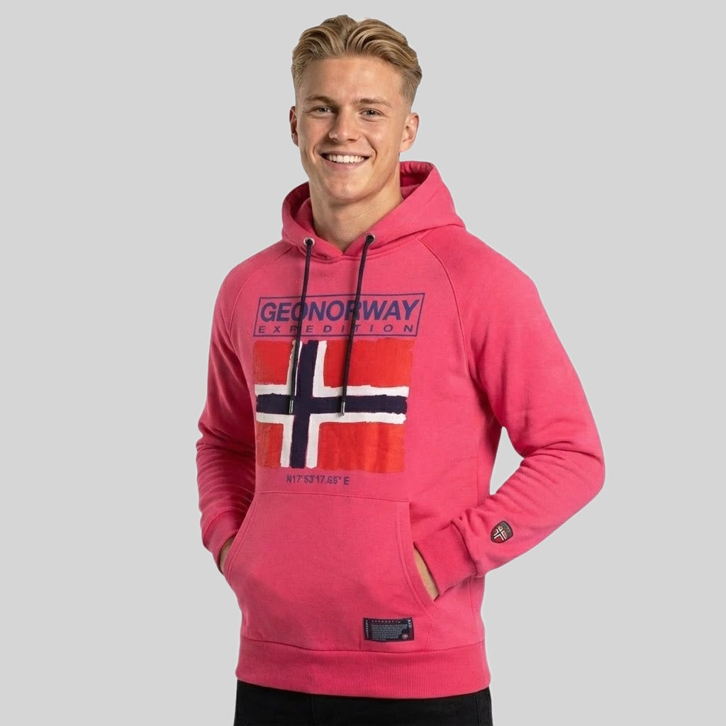 geographical-norway-gaelig-herren-hoodie-khaki-kapuze image 5