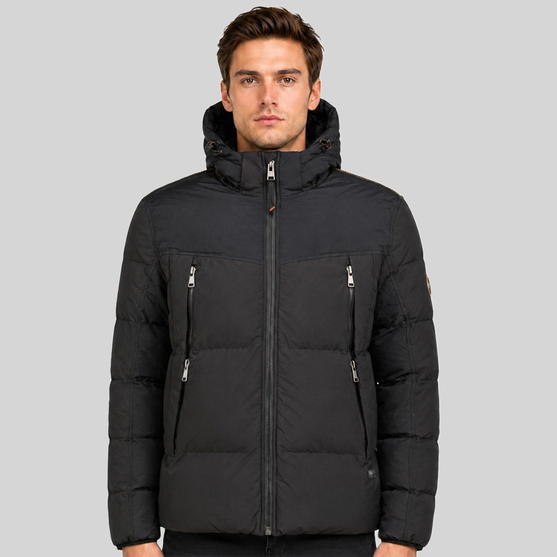 geographical-norway-bexceptionnel-herren-parka-schwarz-kapuze image 7