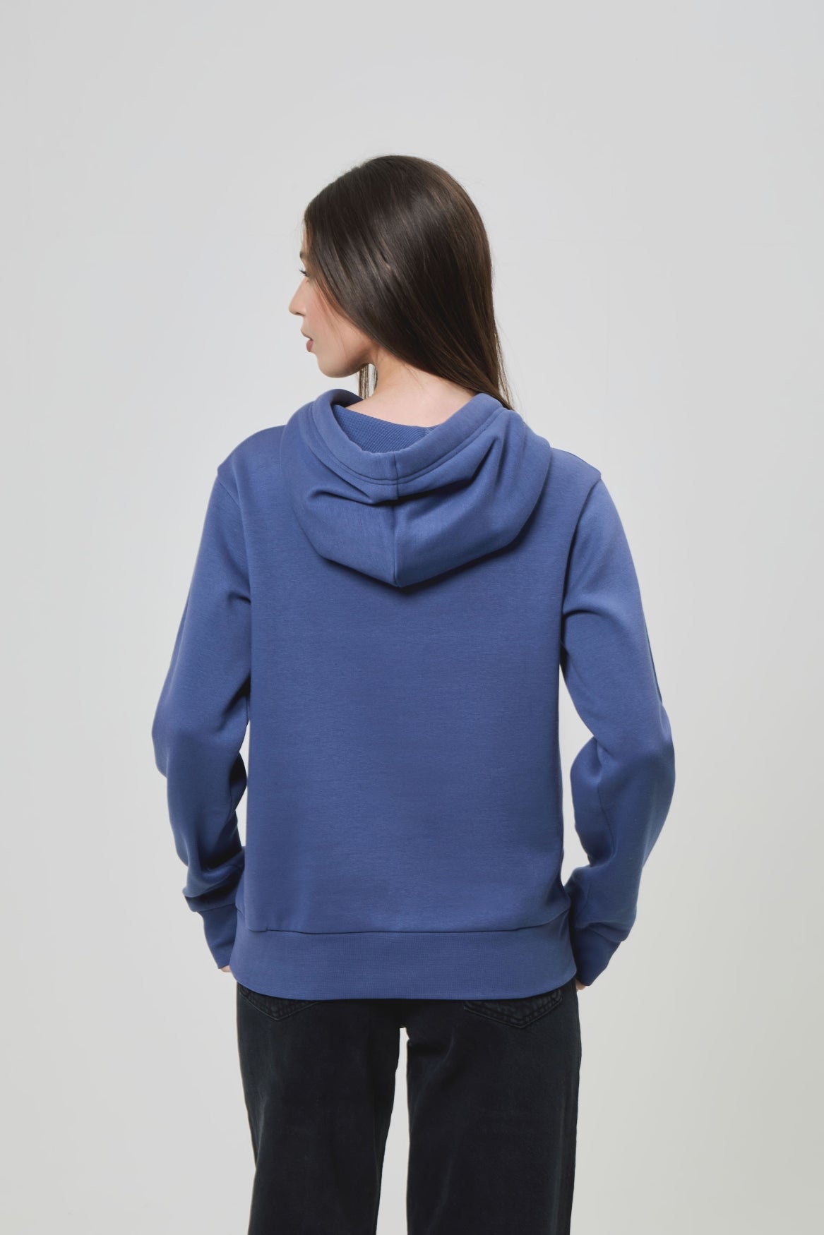 bench-auna-hoodie-damen-dusky-blue-baumwolle image 3