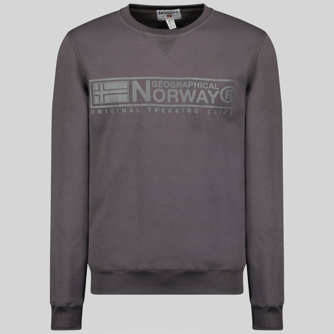 geographical-norway-gantoine-sweatshirt-herren-schwarz-l-mit-print image 6