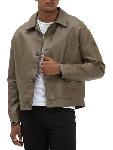 redbridge-kunstlederjacke-herren-oversized-knopf-schwarz-xl image 8