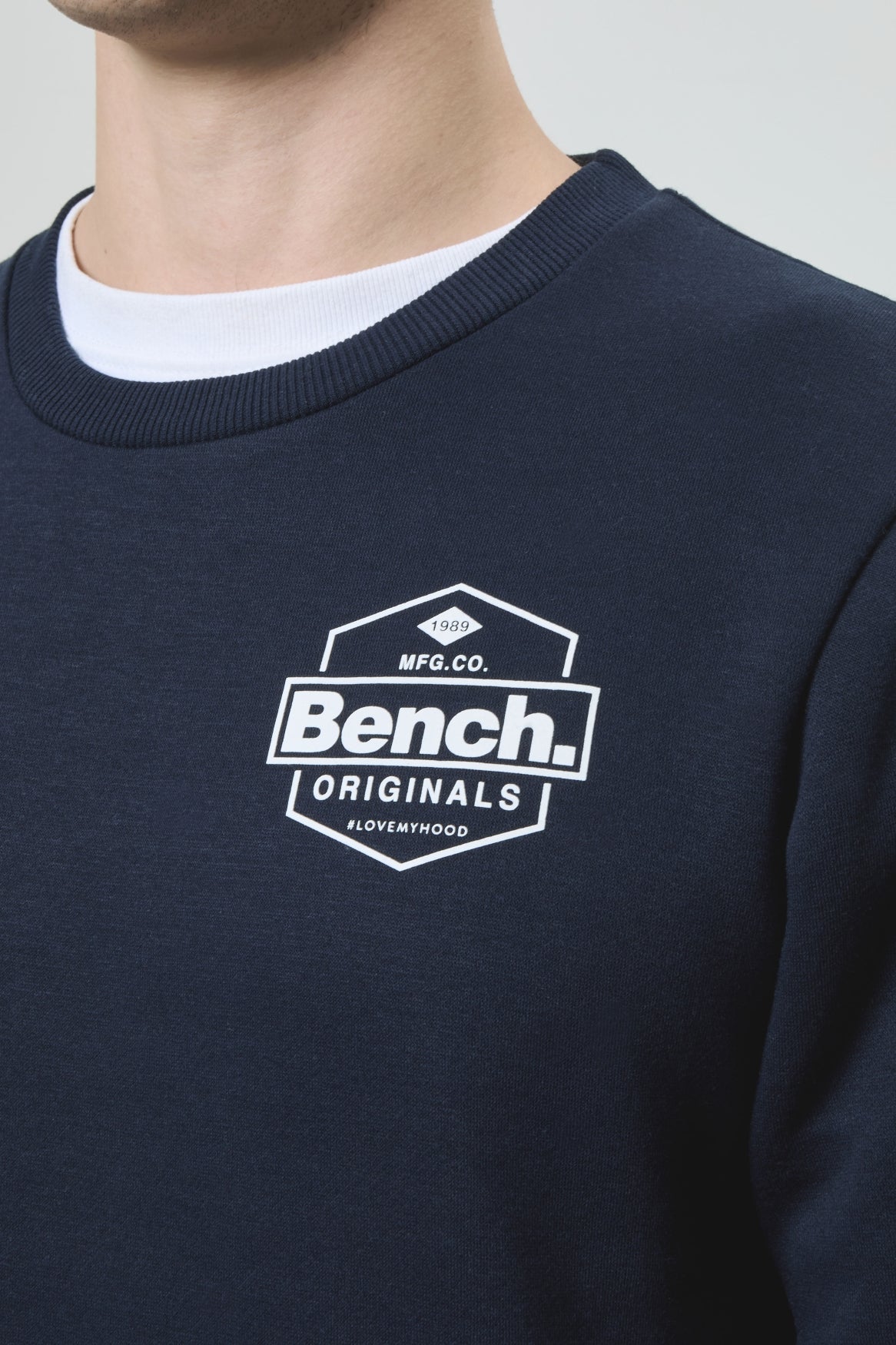 bench-tazen-sweatshirt-herren-navy-backprint image 4