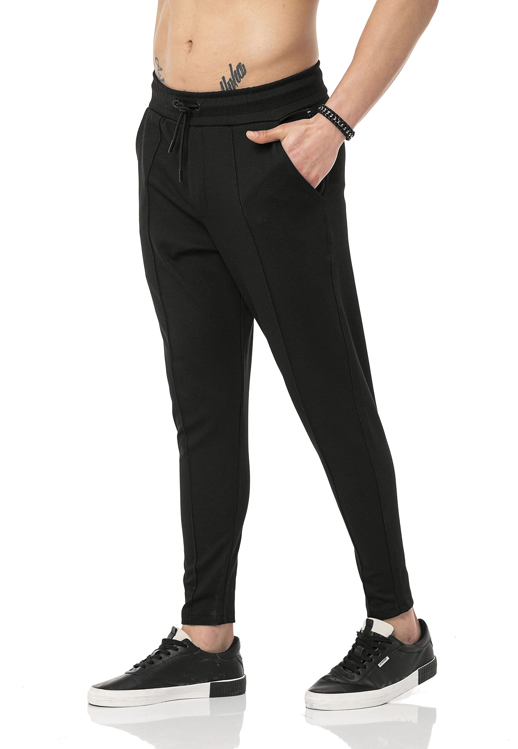 redbridge-jogginghose-chino-style-jogger-schwarz-freizeithose image 7