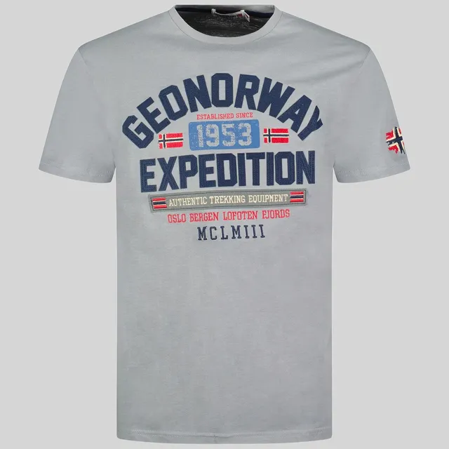 geographical-norway-jermanito-herren-t-shirt-grau-mit-print image 1