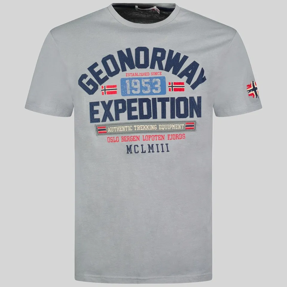 geographical-norway-jermanito-herren-t-shirt-grau-mit-print image 1