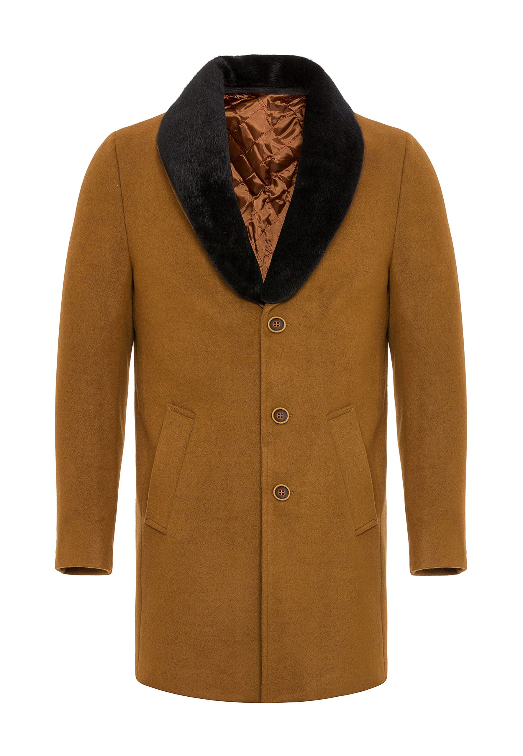 redbridge-trenchcoat-herren-mantel-jacke-schwarz-elastisch image 5