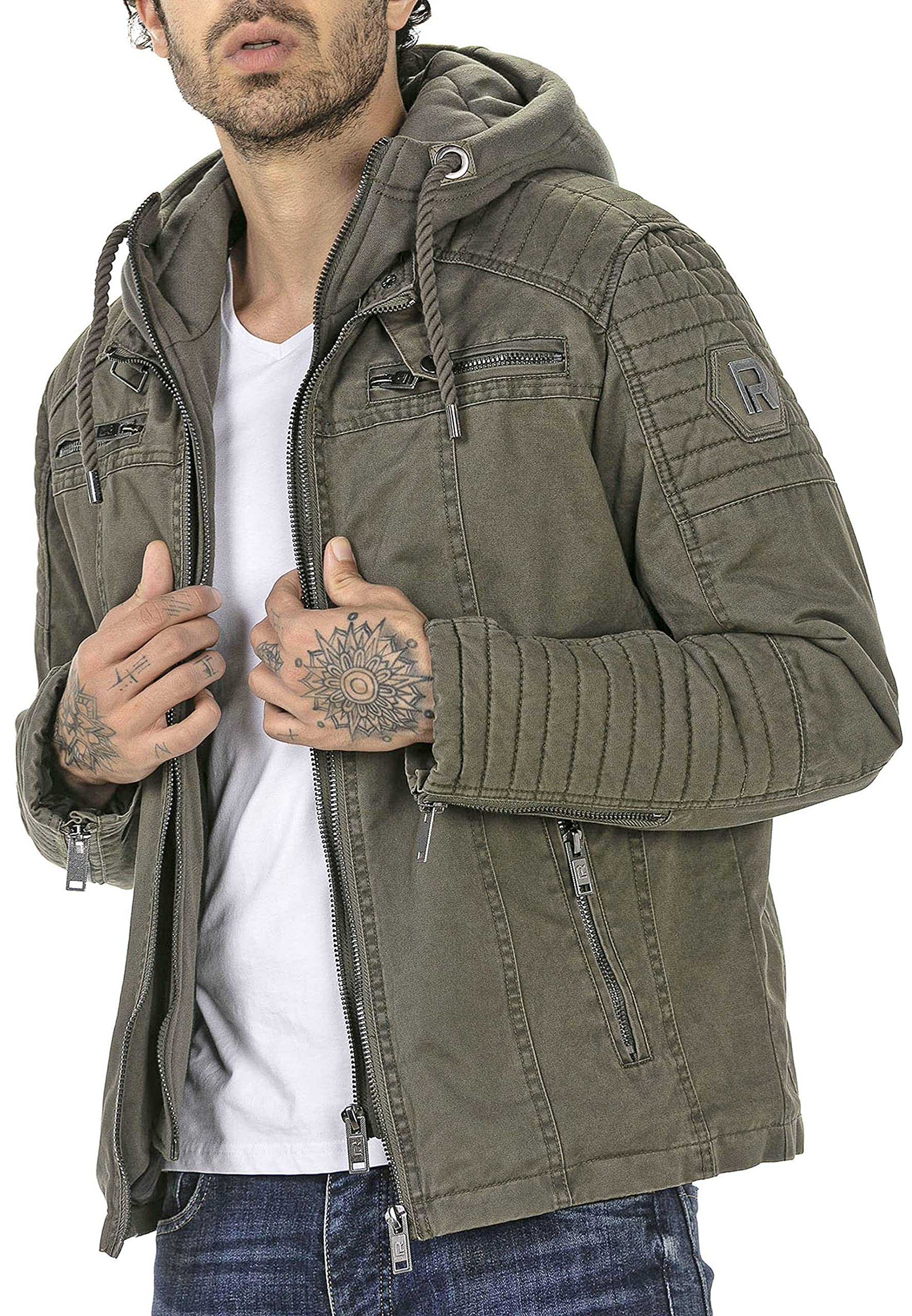 redbridge-oberbekleidung-jacke-winterjacke-kapuze-5xl-schwarz image 2
