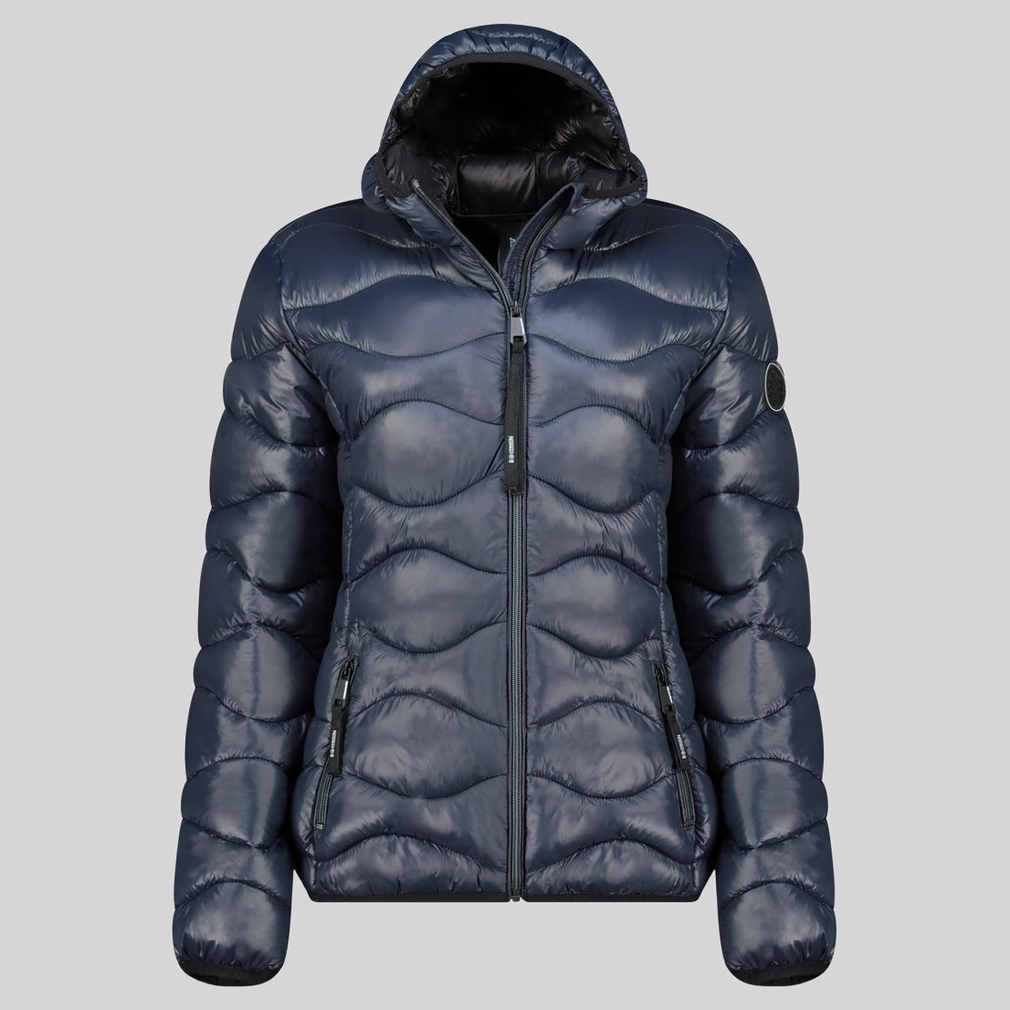 geographical-norway-buby-steppjacke-damen-marine-kapuze image 3