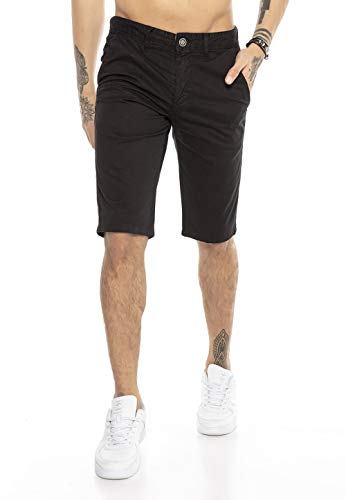redbridge-shorts-chino-shorts-herren-schwarz-w29-baumwolle image 5