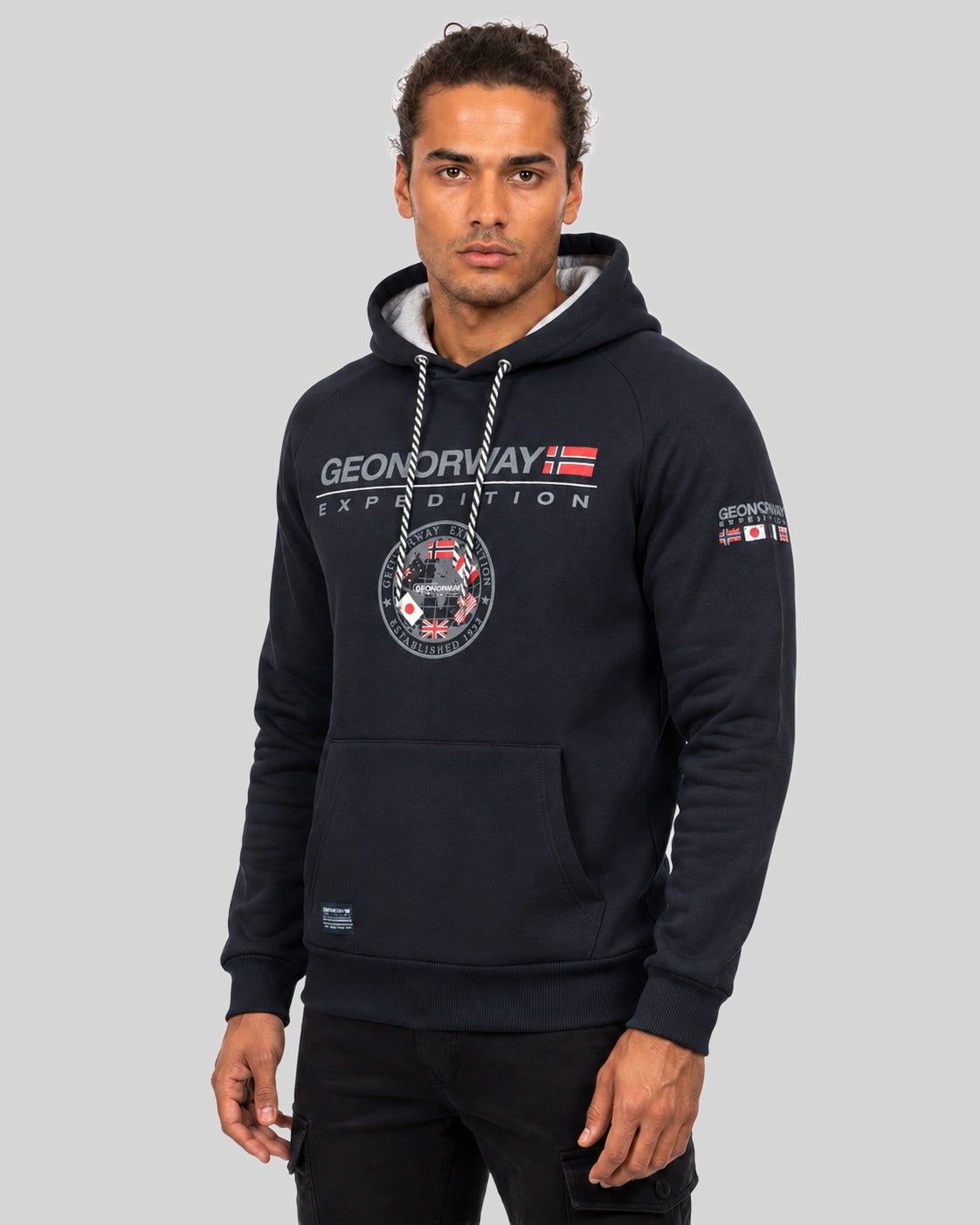 geographical-norway-gvick-herren-hoodie-schwarz-mit-kapuze image 6