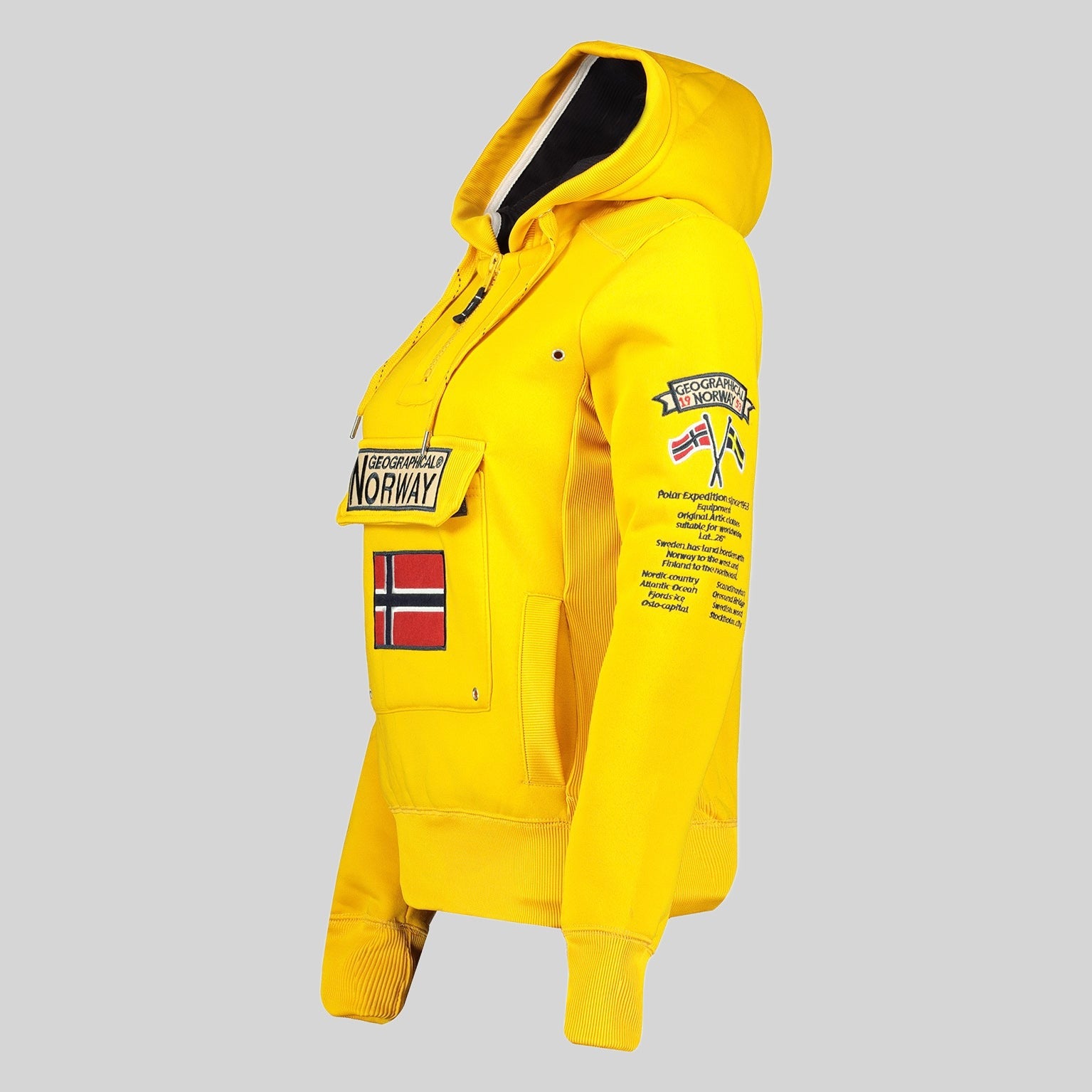 geographical-norway-gymclass-damen-hoodie-marine-mit-rei-verschluss image 4