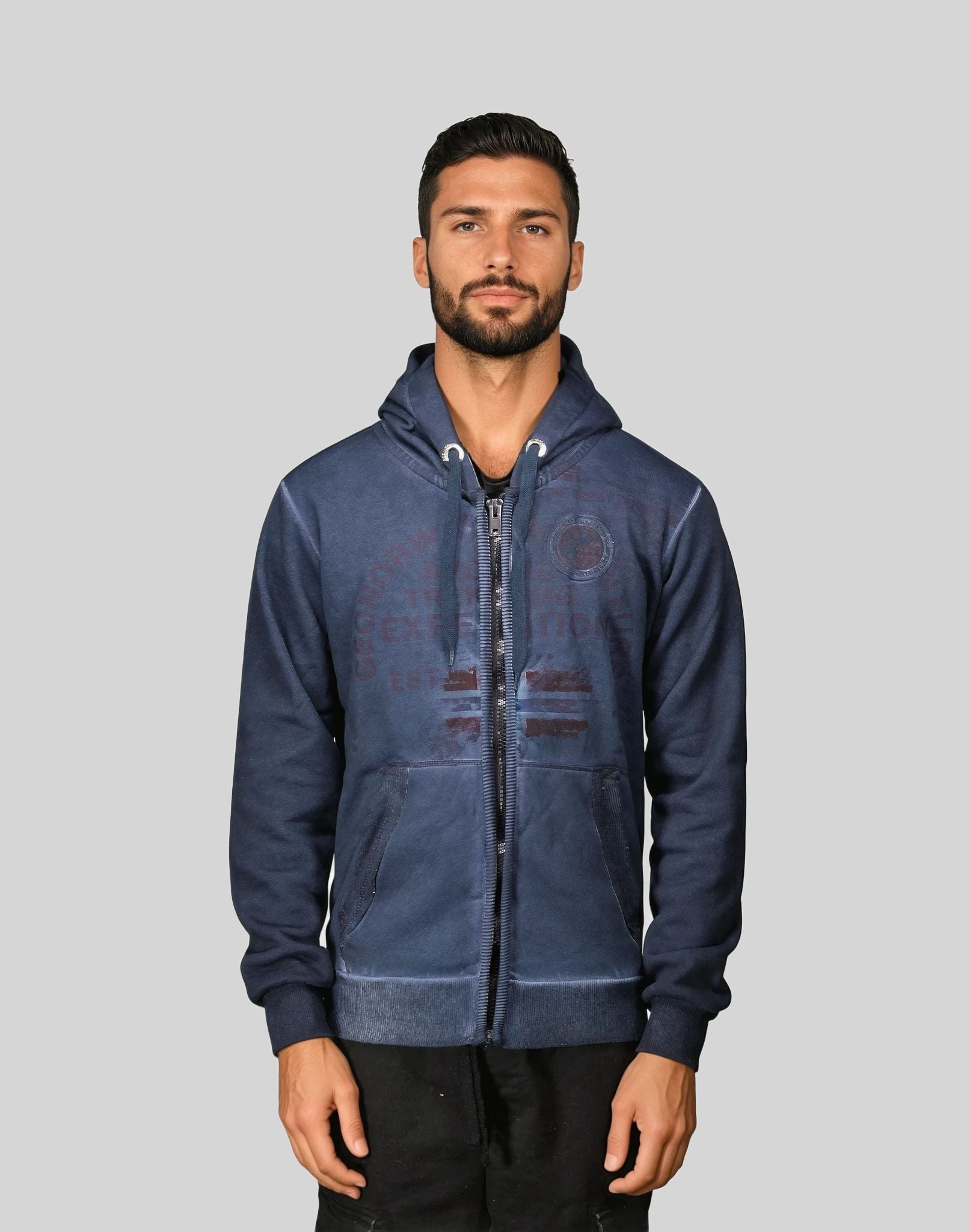 geographical-norway-gergen-herren-zip-hoodie-marine image 6