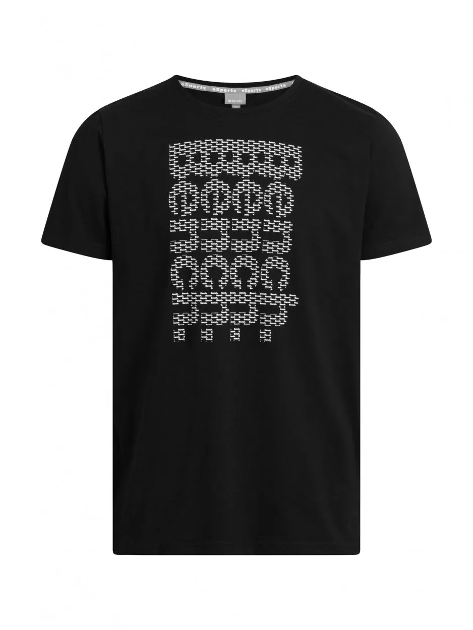 bench-rush-t-shirt-herren-black-aus-bio-baumwolle image 1