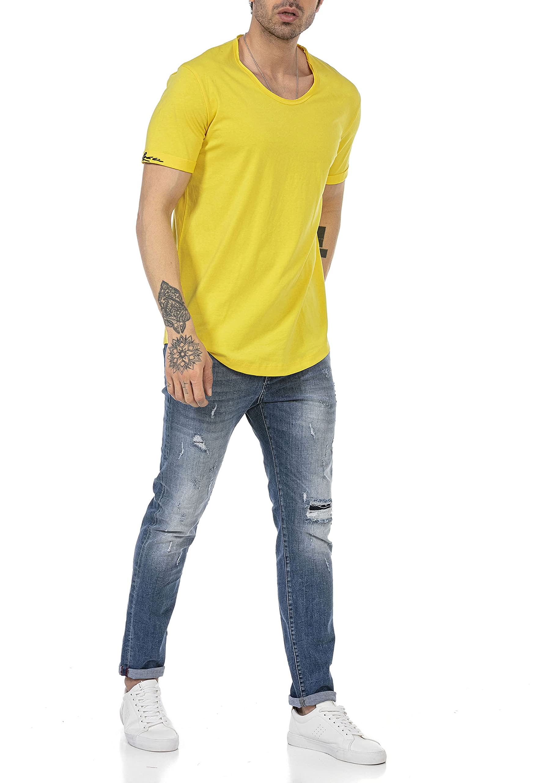 redbridge-jeans-used-look-herren-jeans-blau-destroyed image 6