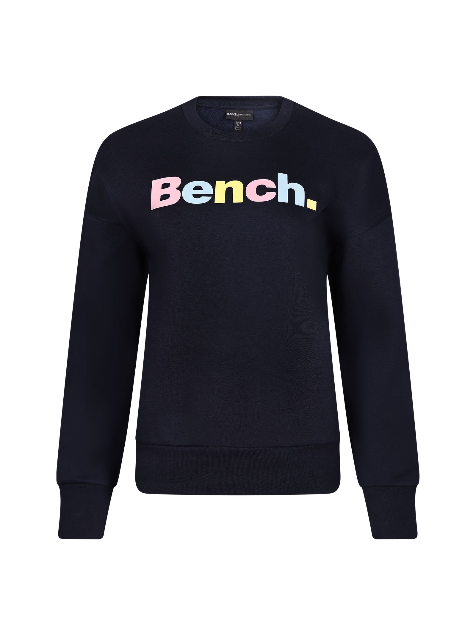 bench-kaufa-sweatshirt-damen-regular-fit-rundhals-in-wei-navy-oder-light-sage image 6