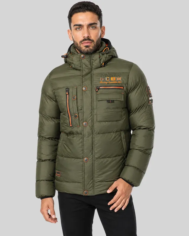 geographical-norway-citernier-herren-steppjacke-kaki-kapuze image 1