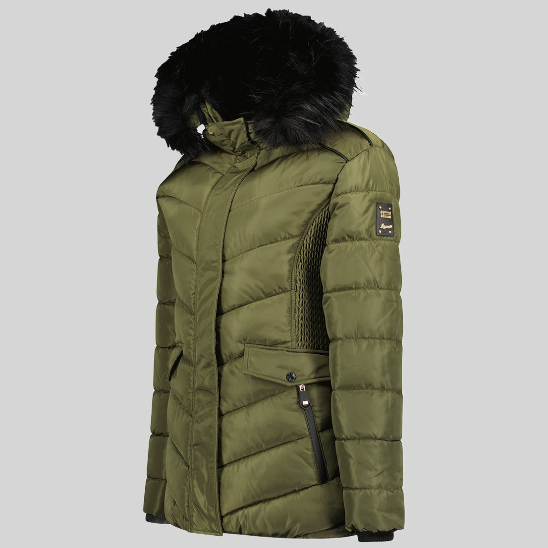 geographical-norway-augustine-damen-parka-khaki-lang-fell image 3