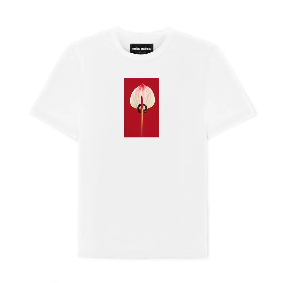 mariusz-przybylski-t-shirty-t-shirt-blooming-pleasure-bia-y-m-ski-rozm-uniwersal image 1