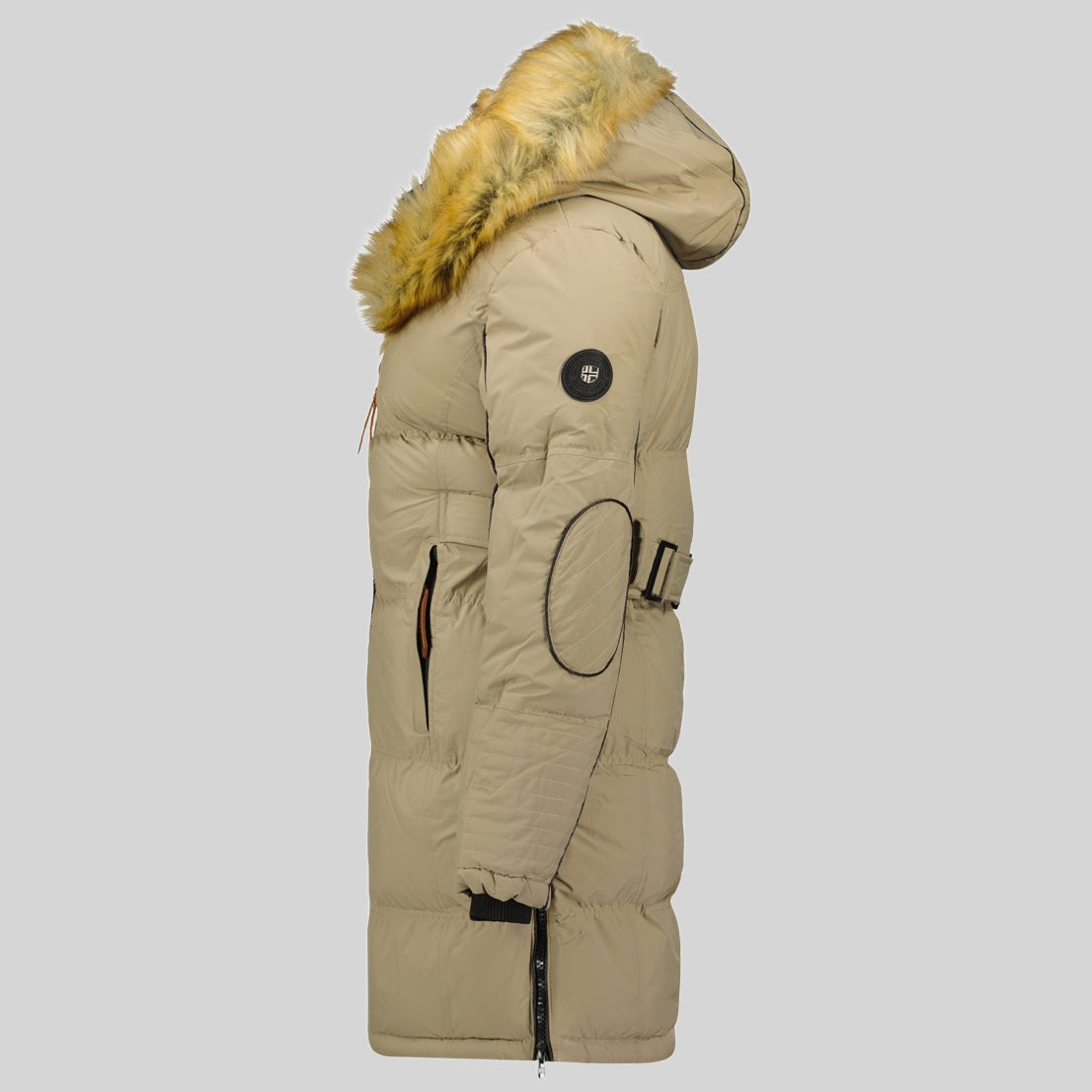 geographical-norway-beautiful-damen-parka-schwarz-kunstfell image 2
